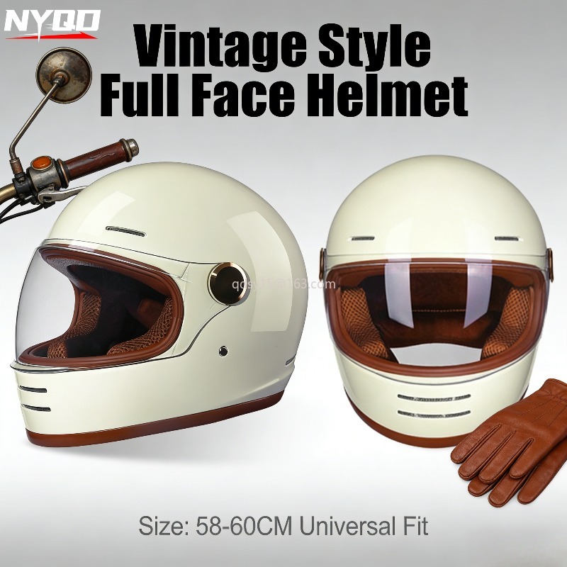 Full Face Motorcycle Helmet With Bluetooth - Unisex Vollgesichts-Motorradhelm Elektrofahrzeug-Sicherheitshelm Leichter Belüfteter Fahrhelm