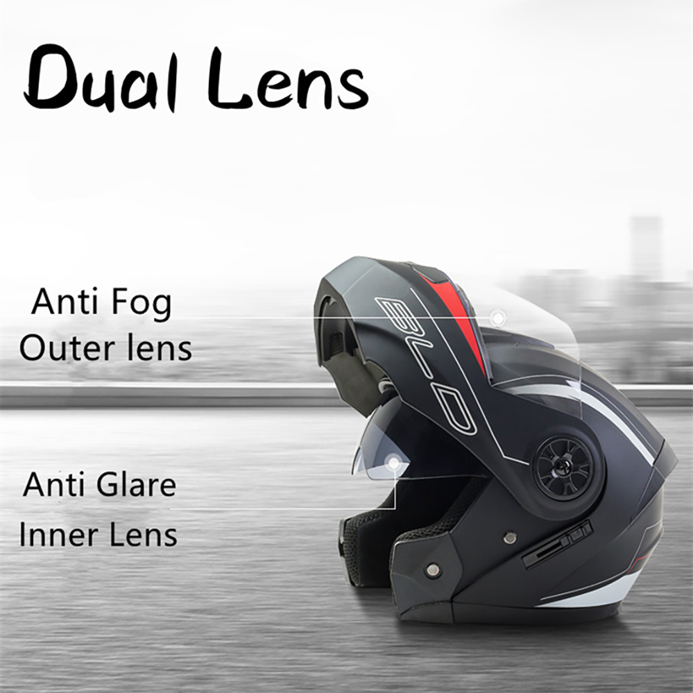 Modularer Doppellinsen-Motorra – Full Face Motorcycle Helmet With Bluetooth Bewertung und Preis