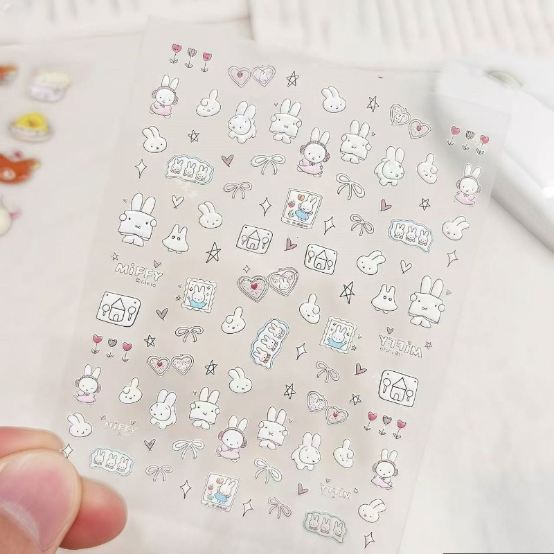 Miffy Cartoon-Nagelaufkleber,  – Atv Parts Bewertung und Preis