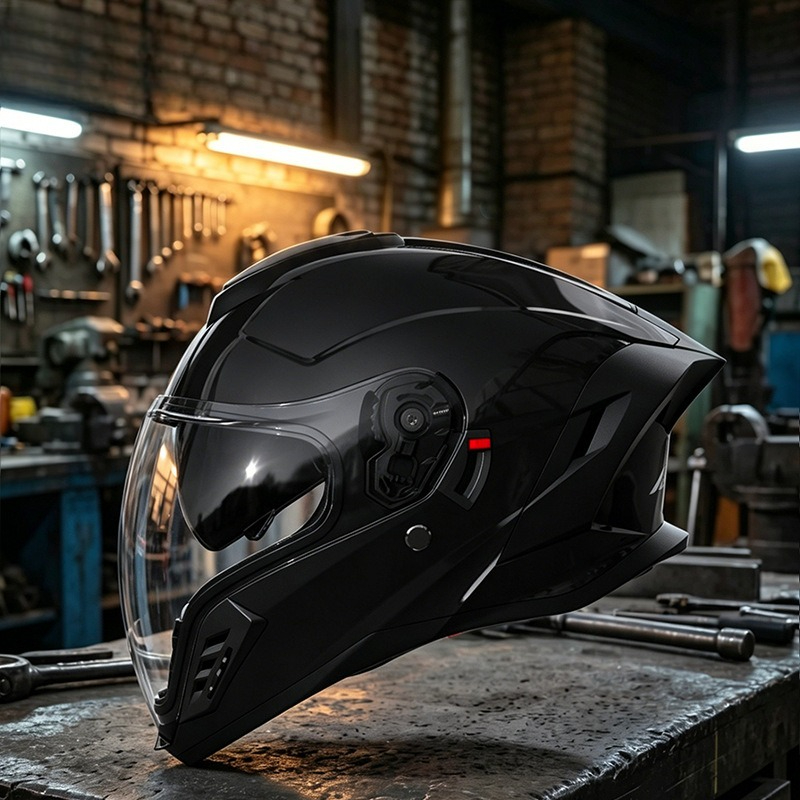 Motorradhelm für Alle Jahresze – Full Face Motorcycle Helmet With Bluetooth Bewertung und Preis
